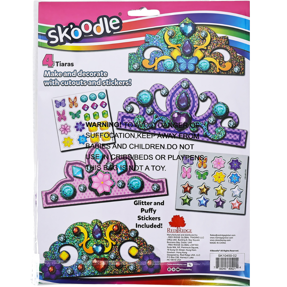 Skoodle Create Your Own Tiara Craft Kit - Multicolor