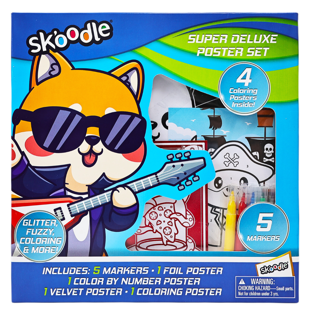 Skoodle - Super Deluxe Poster Set - Multicolor
