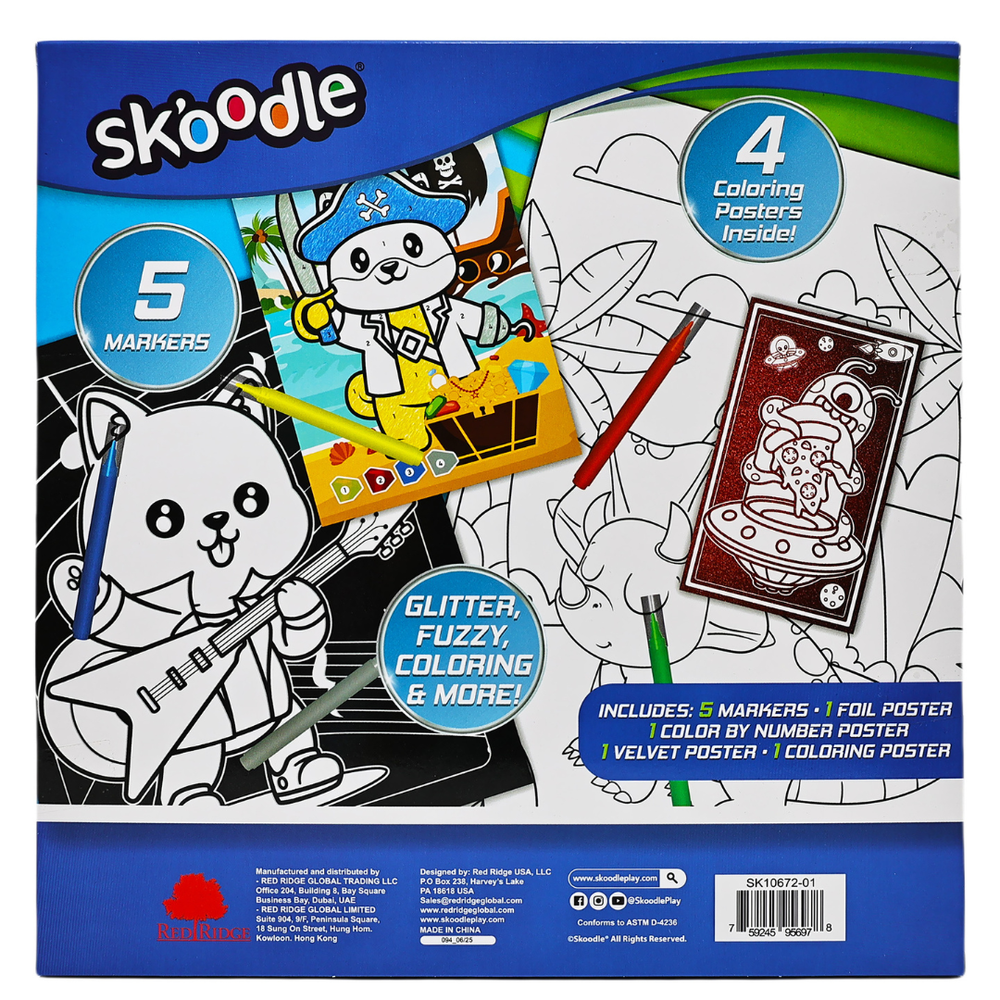 Skoodle - Super Deluxe Poster Set - Multicolor