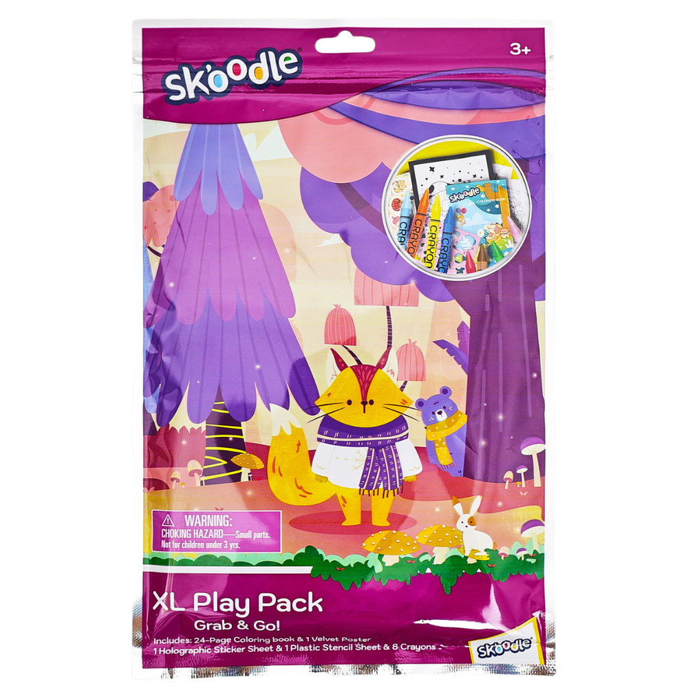 Skoodle - XL Play Pack Grab & Go Coloring Fun Activity Kit - Multicolor