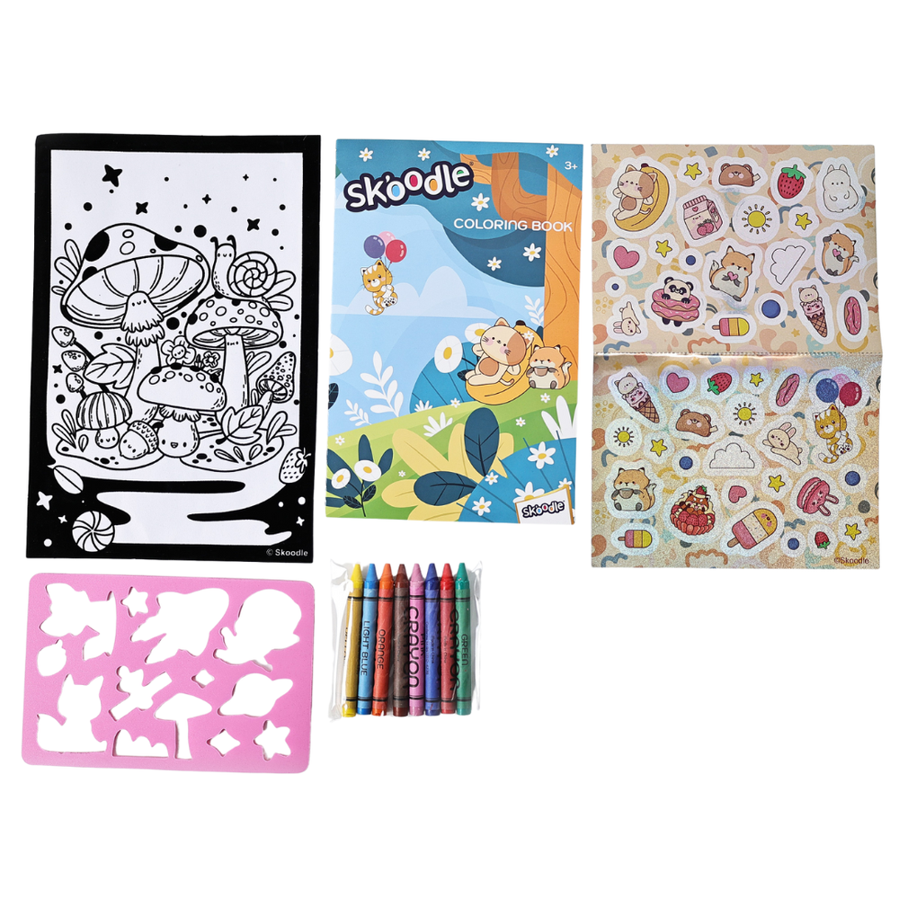 Skoodle - XL Play Pack Grab & Go Coloring Fun Activity Kit - Multicolor