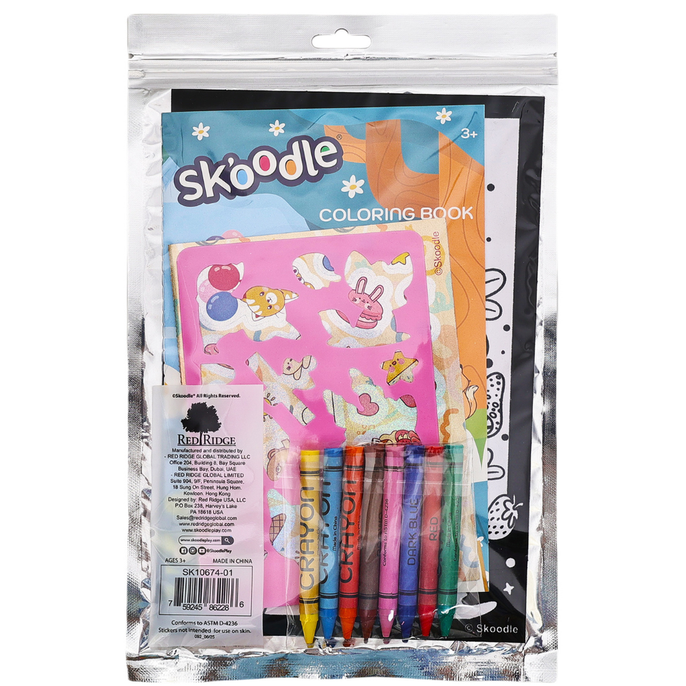 Skoodle XL Play Pack Grab & Go Coloring Fun Activity Kit - Multicolor