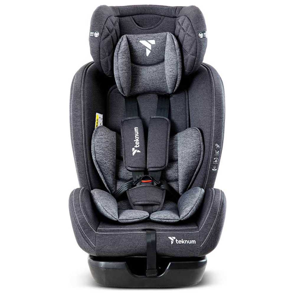 Teknum - Evolve 2 Car Seat & Men's Diaper Handbag Set - Dark Grey