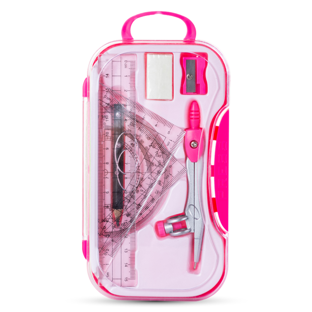 Eazy Kids - 8-Piece Geometry Box Set - Pink