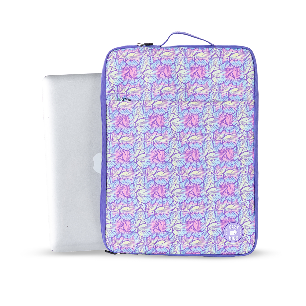 Eazy Kids - Ipad Sleeve - Butterfly Purple