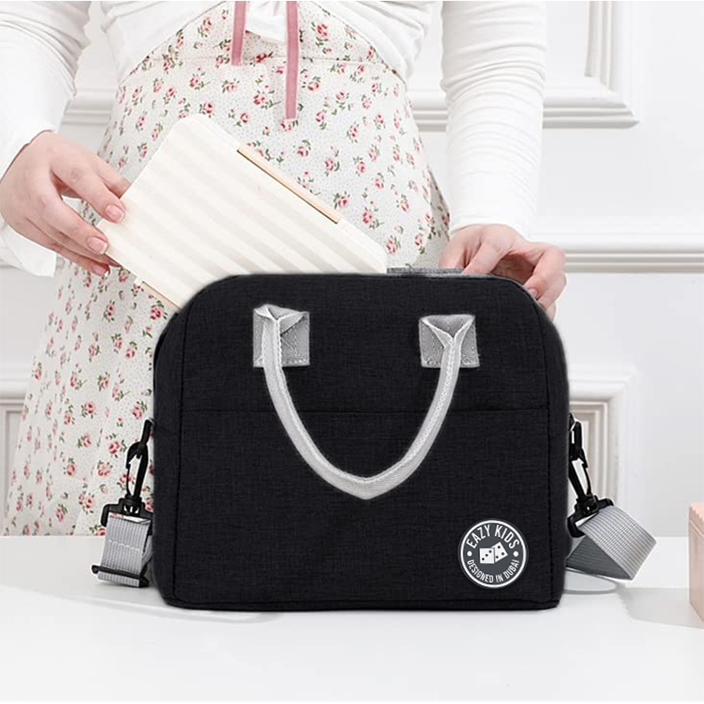 Eazy Kids - Insulated Lunch Bag - Black