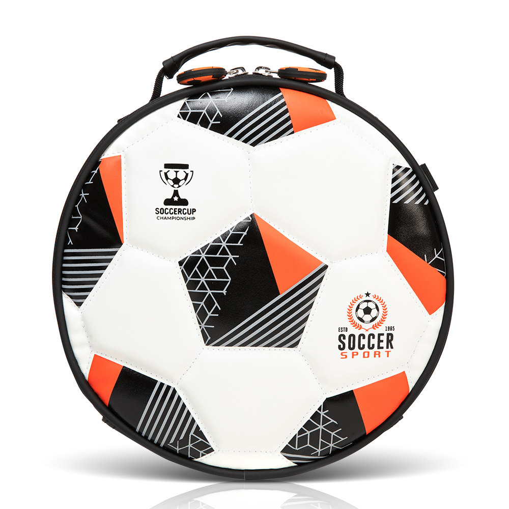 إيزي كيدز - مجموعة شنطة بعجلات 18 إنش - كرة قدم - 3 قطع - أسود