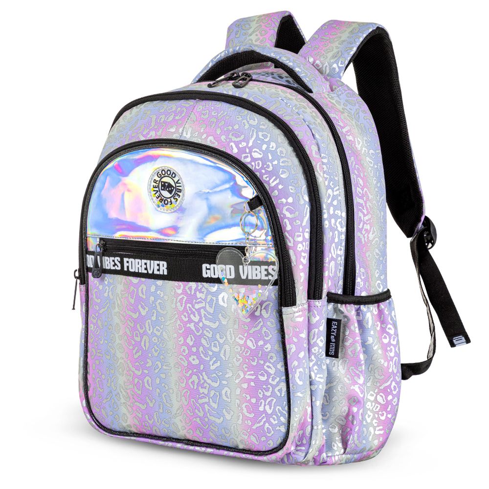 Eazy Kids - Personalized Backpack with Lunch Bag And Pencil Case - Good Vibes