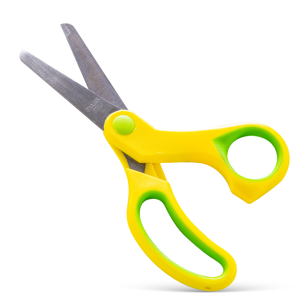 Eazy Kids - School Scissors For Kids - Yellow