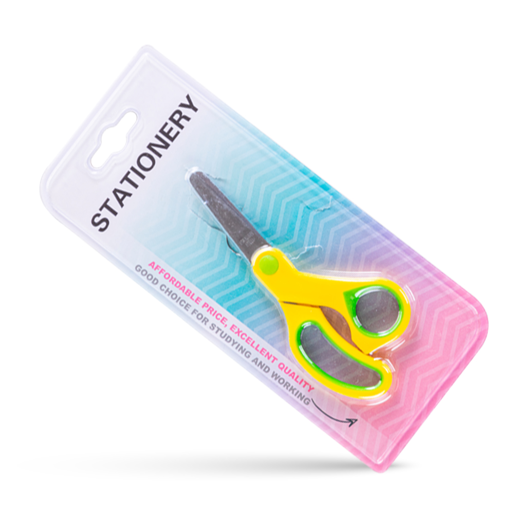 Eazy Kids - School Scissors For Kids - Yellow