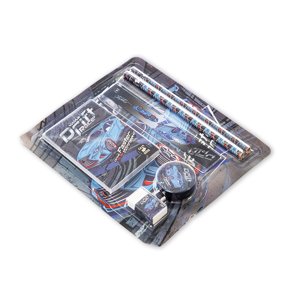 Eazy Kids - Drift Racing Stationary Set - Blue