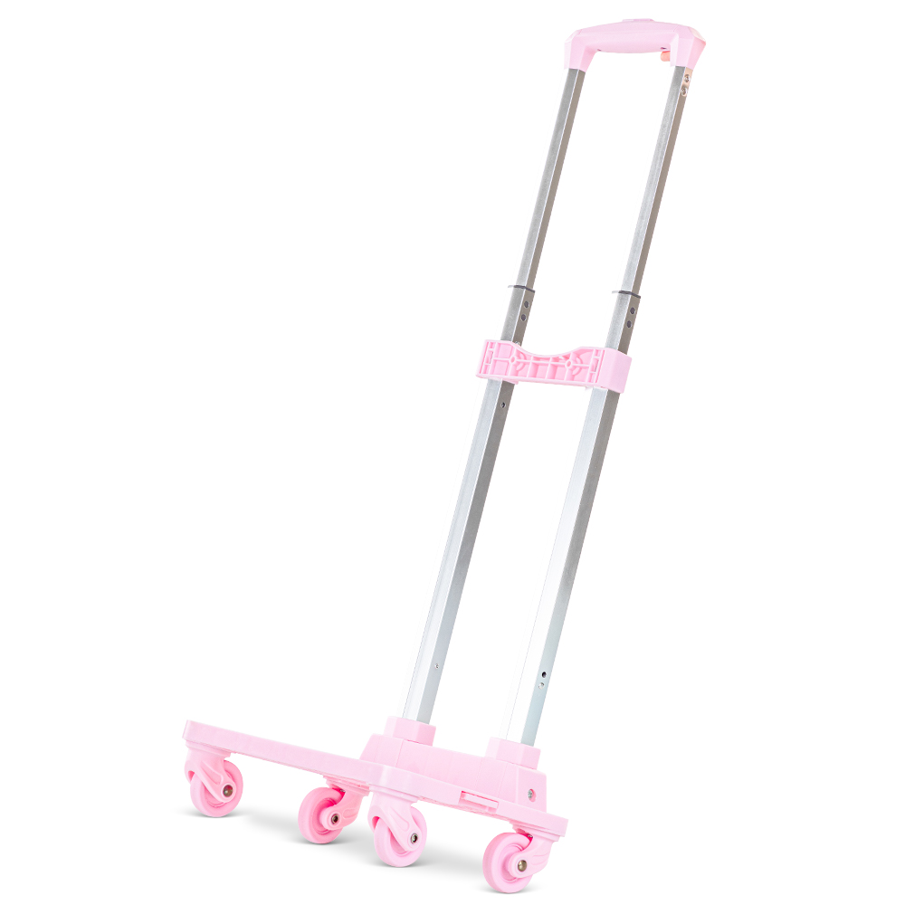 Eazy kids - 4 Wheel School Bag Trolley - Pink