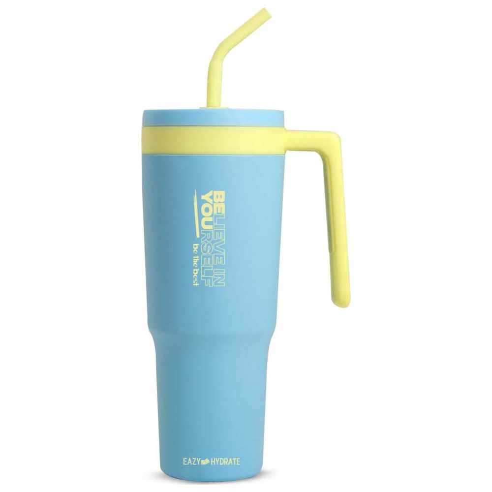 Eazy Kids - Personalized Be You Water Bottle Tumbler - Blue - 1200ml