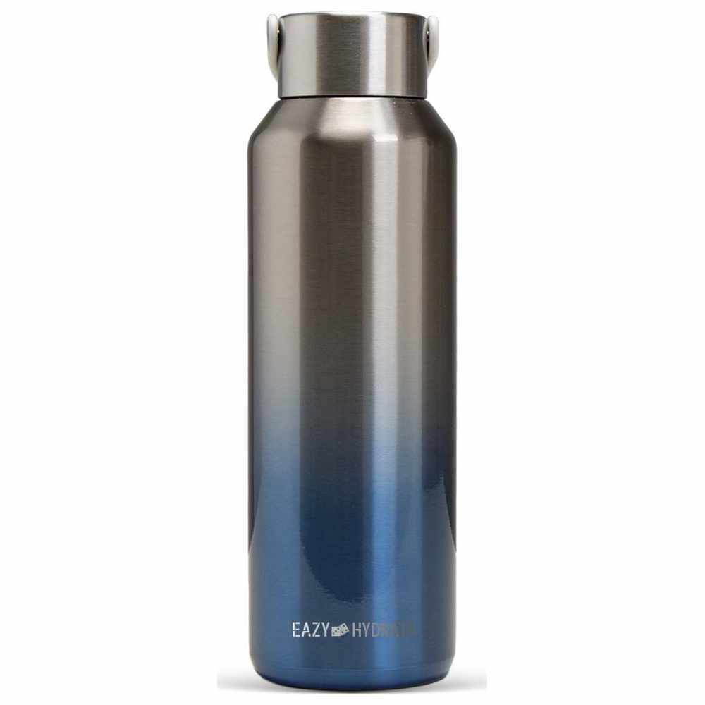 Eazy Kids - Personalized Stainless Steel Water Bottle - Silver - 710ml