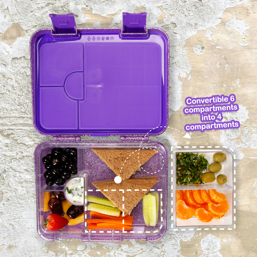 Hydrobrew - Sparkle Series Bento Lunch Box - Berry