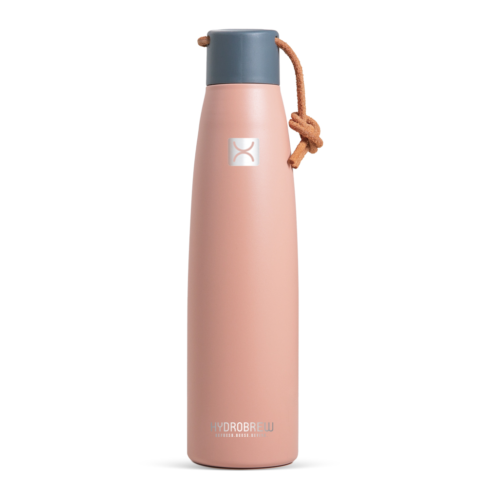 Hydrobrew - Stainless Steel Vacuum Insulated Water Bottle - Pink - 500ml