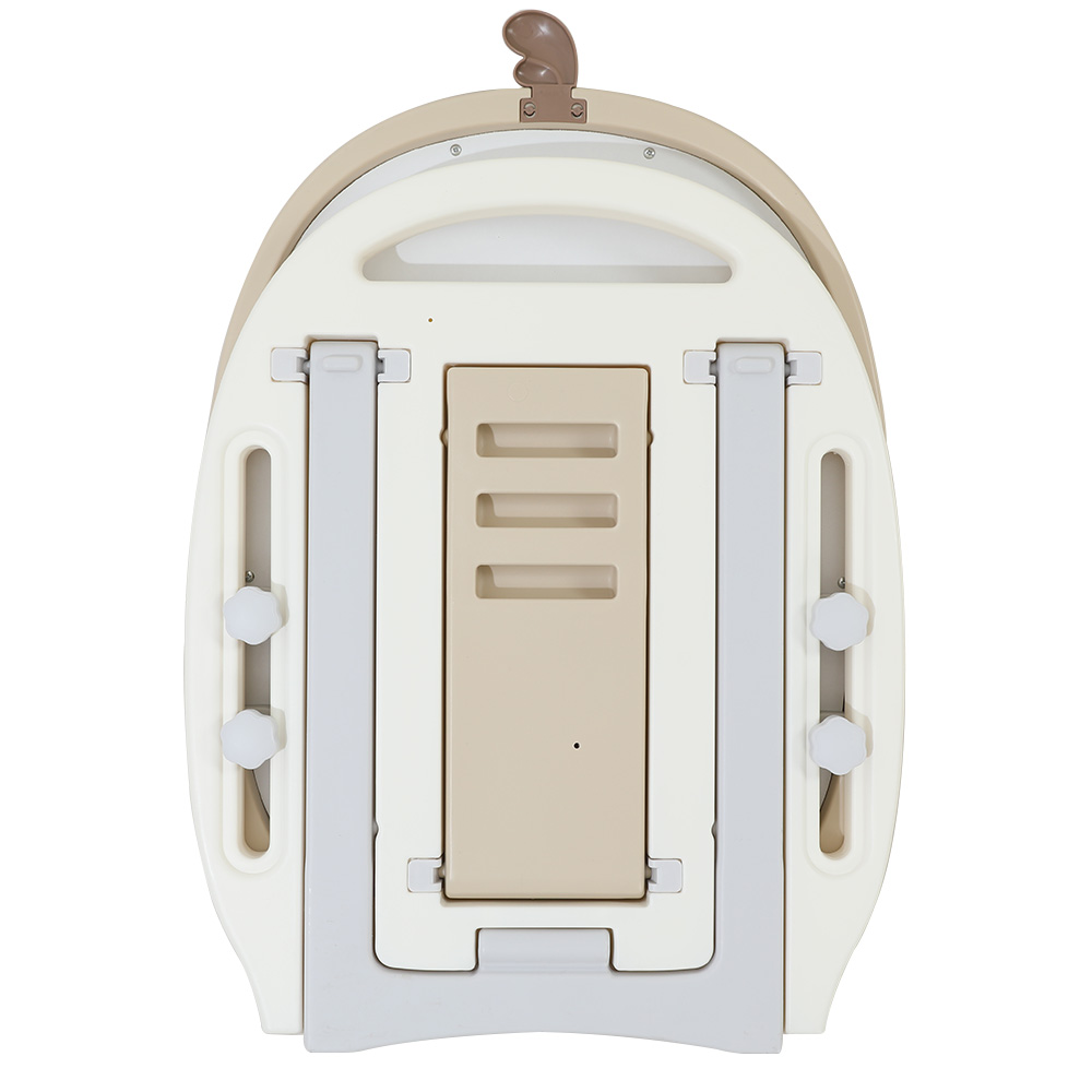 Little Story - Magnetic Drawing Board With Chair And Accessory Set - Beige