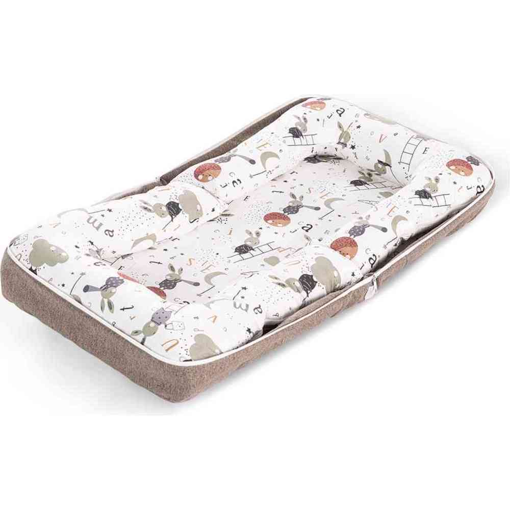 Little Story - Portable Baby Nest & Lounger Sleeping Pod - Brown