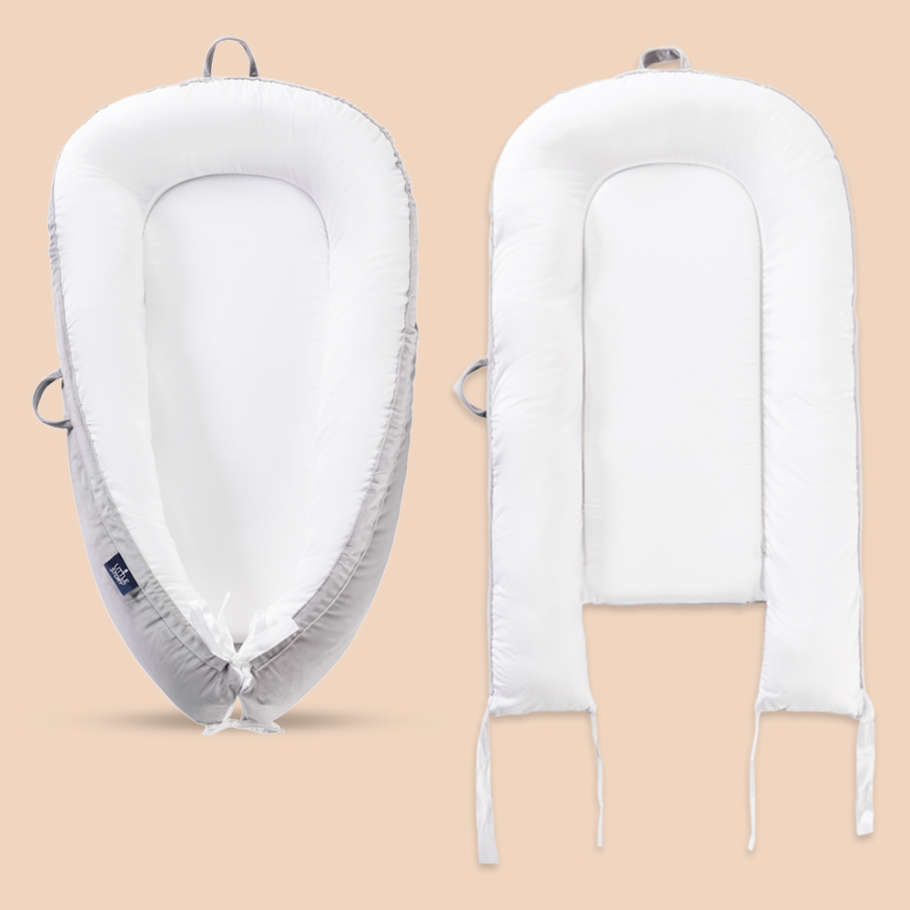 Little Story - Soft Breathable Fiberfill Newborn Lounger Bed