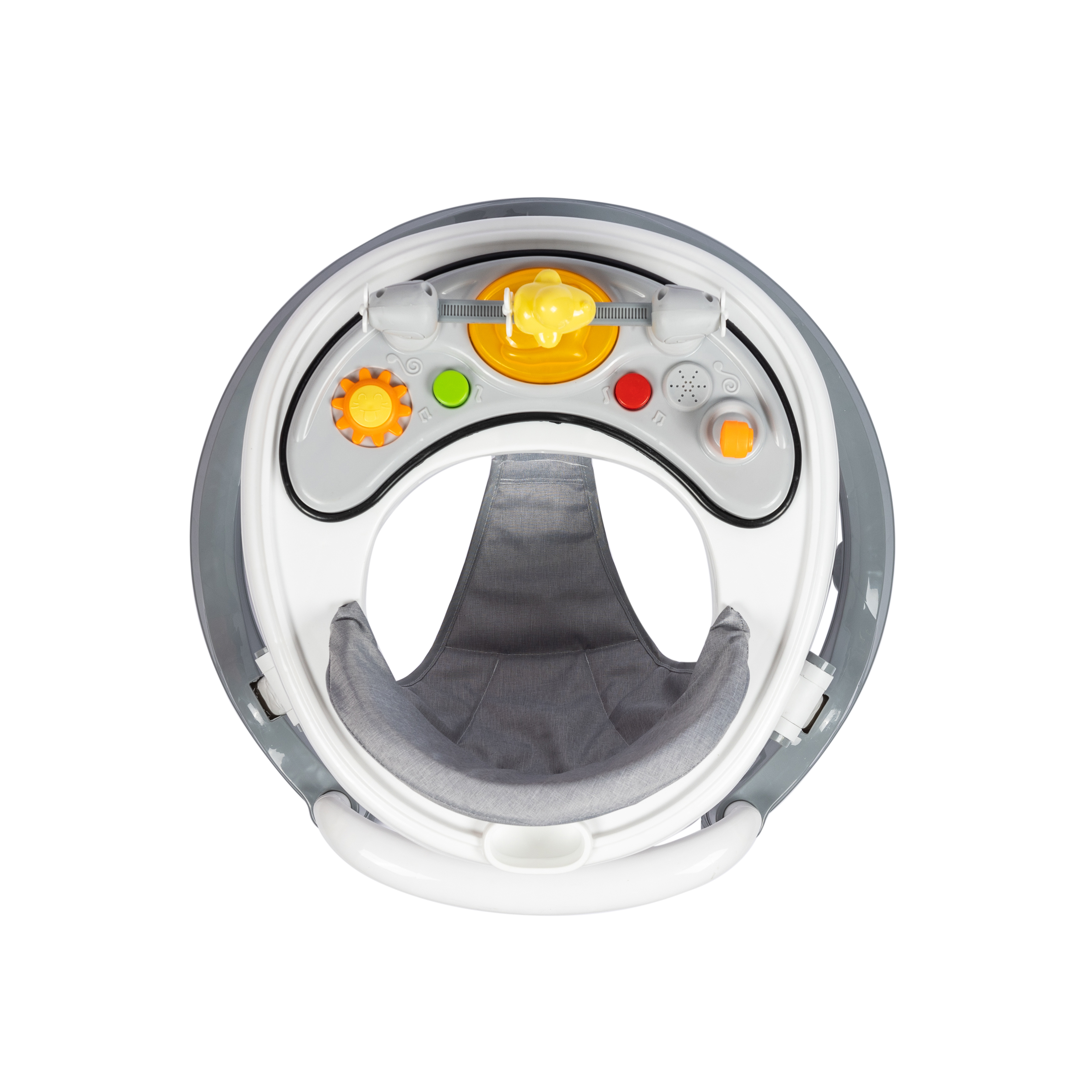 ليتل ستوري - مشاية قابلة للطي مع ألعاب تفاعلية - رمادي