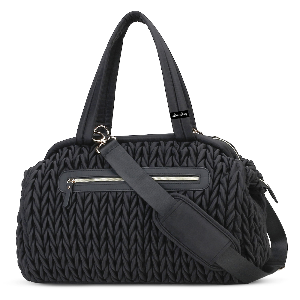 Little Story - Elva Diaper Bag With 2 Stroller Straps - Multicolor