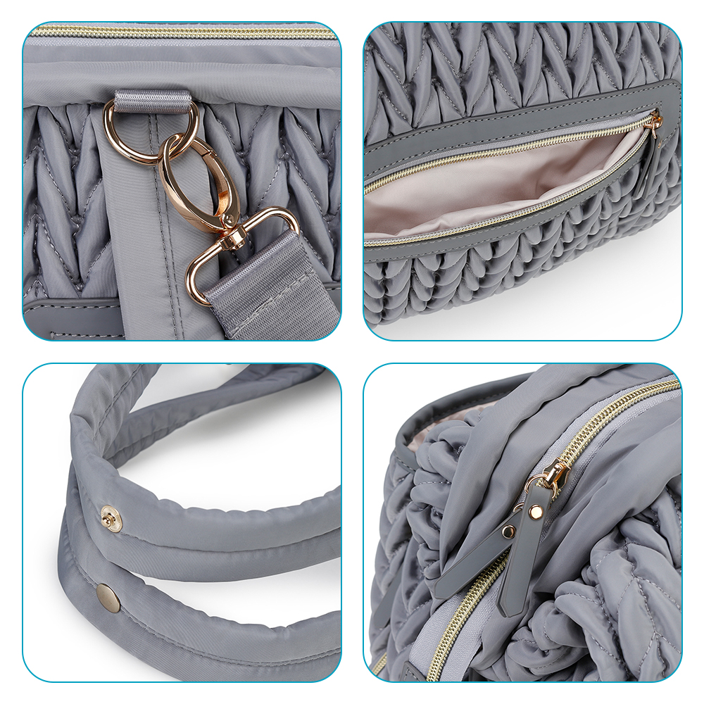 Little Story - Elva Diaper Bag With 2 Stroller Straps - Multicolor