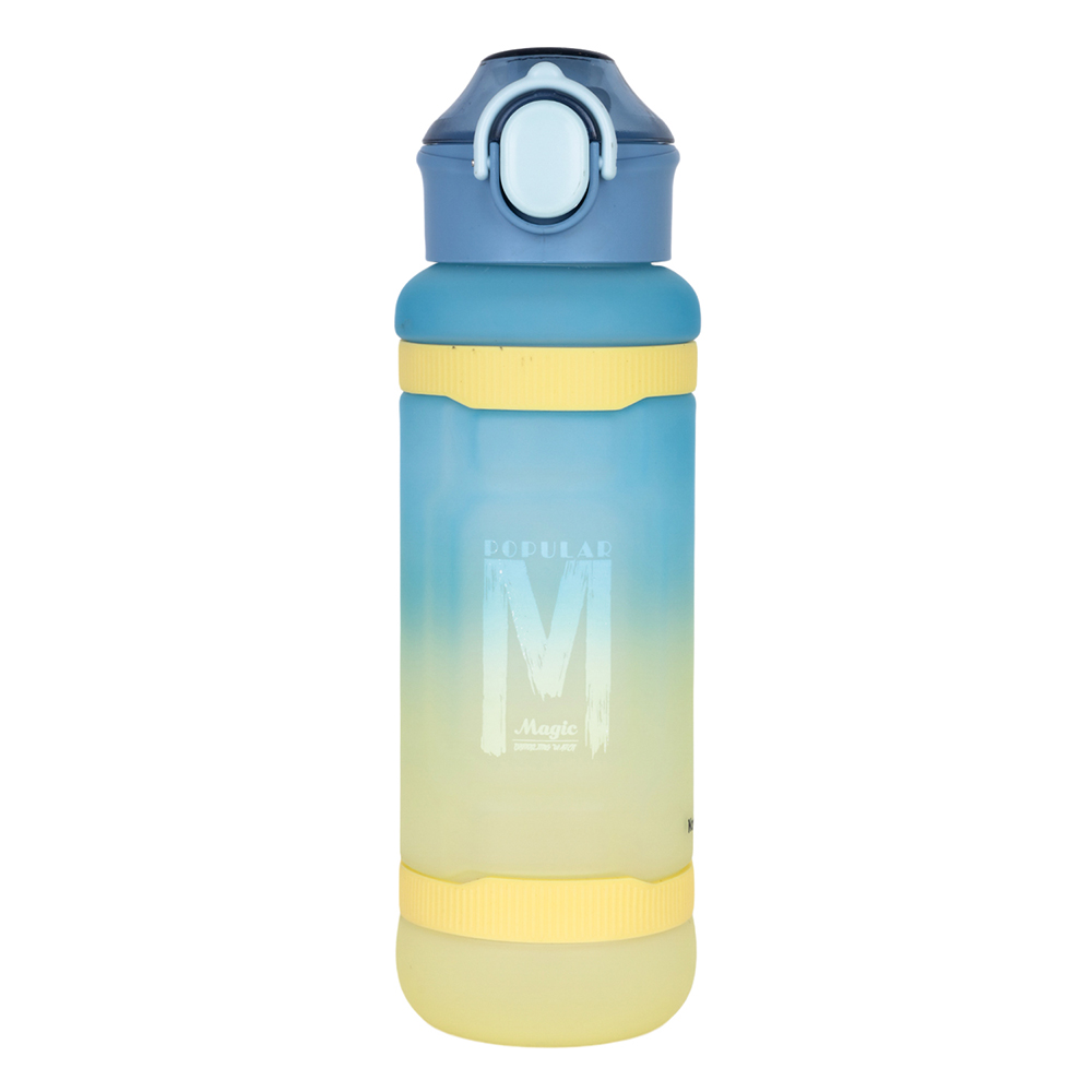 Nova Kids - Water Bottle 1000ml with Straw- Blue