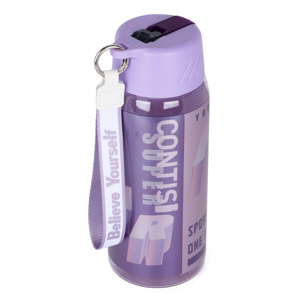 Nova Kids - Water Bottle 750ml with Grab String - Purple