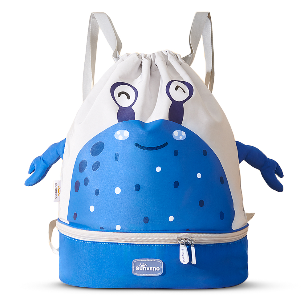 صن فينو - شنطة مدرسية ثلاثية الأبعاد - أزرق - ١٦ إنش/٤١ سم