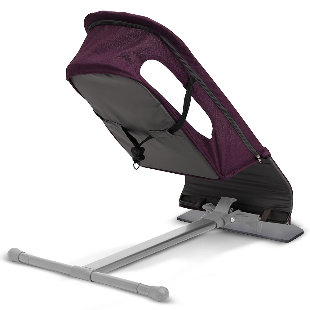 Teknum - Baby Bouncer With Grab Toys - Purple