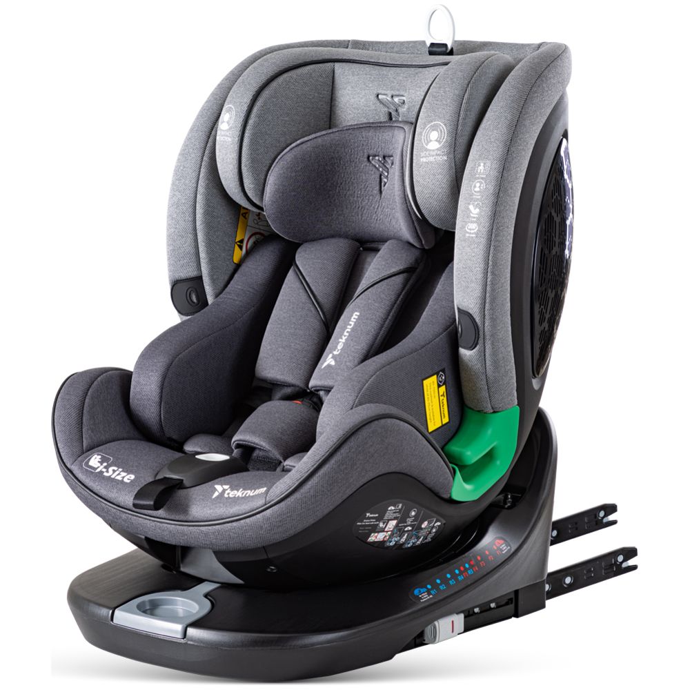 Teknum - Evolve Prime Isize Car Seat With Isofix - Grey