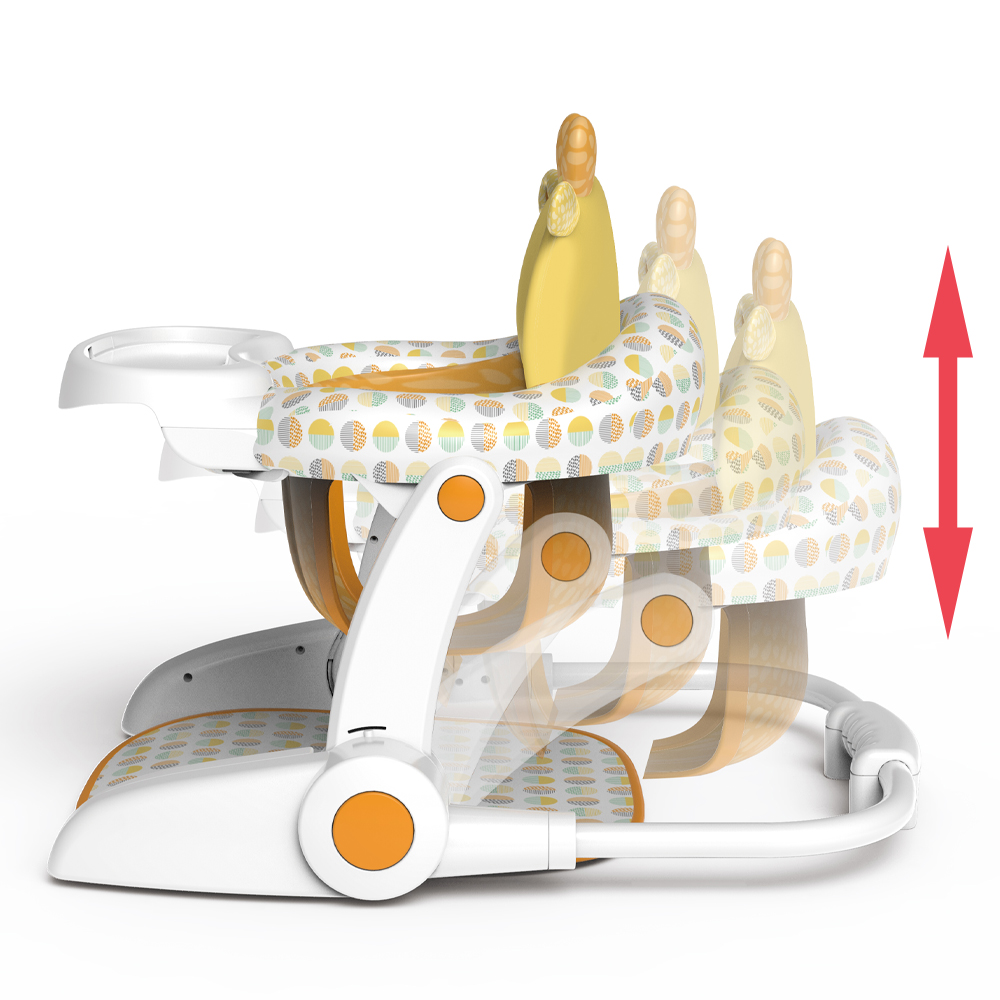 Teknum - Baby Dining Chair & Recliner Activity Chair - Giraffe