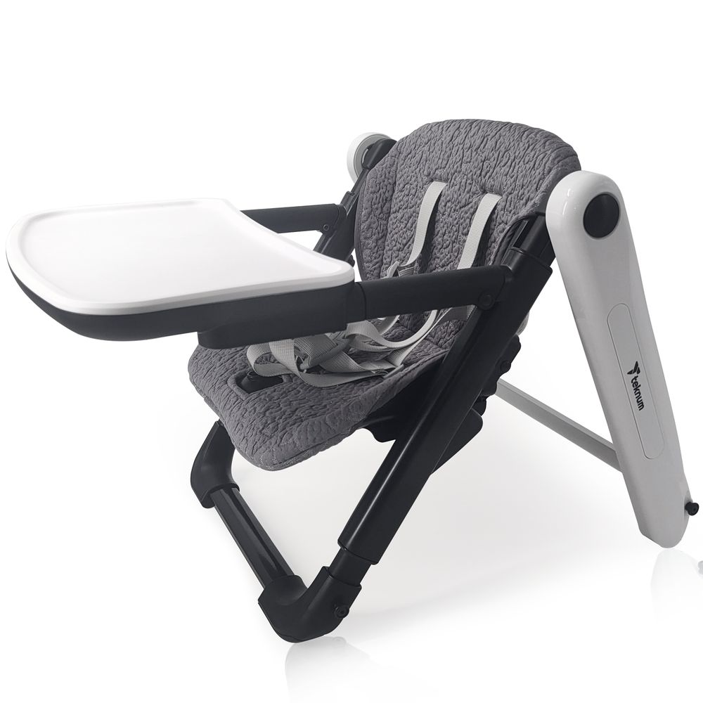 Teknum 3-in-1 Kids Foldable Dining Booster Chair - Grey