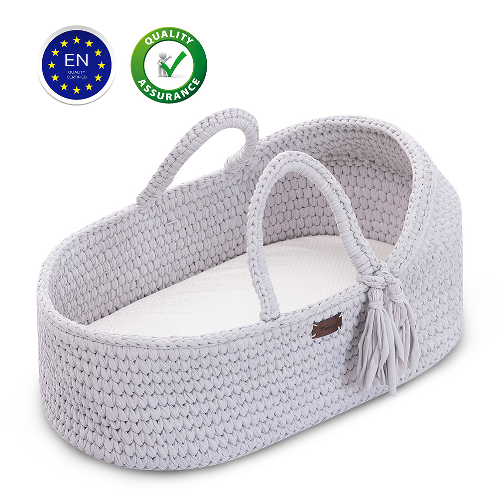 Teknum Rope Moses Basket - Multicolor