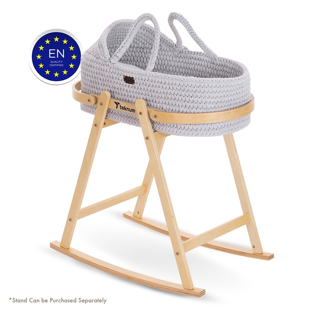 Teknum Rope Moses Basket - Multicolor