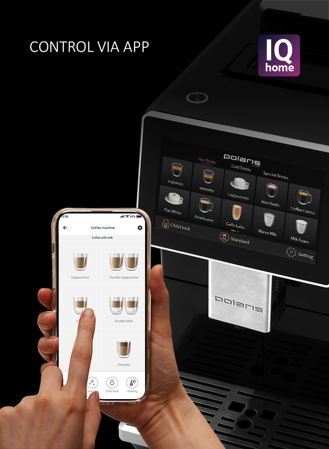 Polaris - Coffee Machine - Black