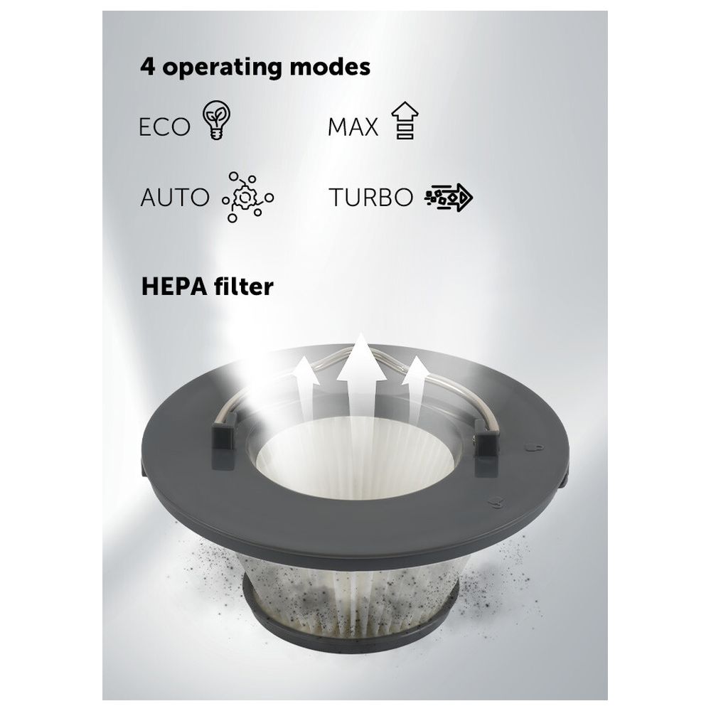 Polaris - Cordless Electric Vacuum Cleaner - Graphite - 800 W