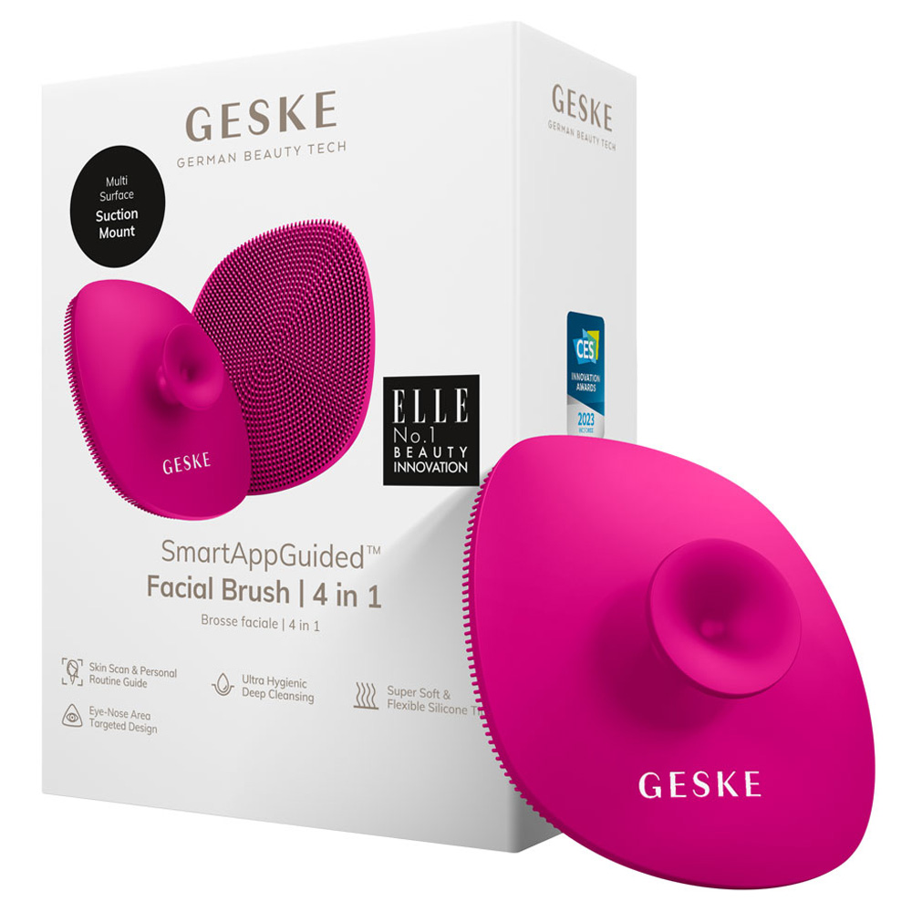 Geske - 4-in-1 Electric Facial Brush - Pink