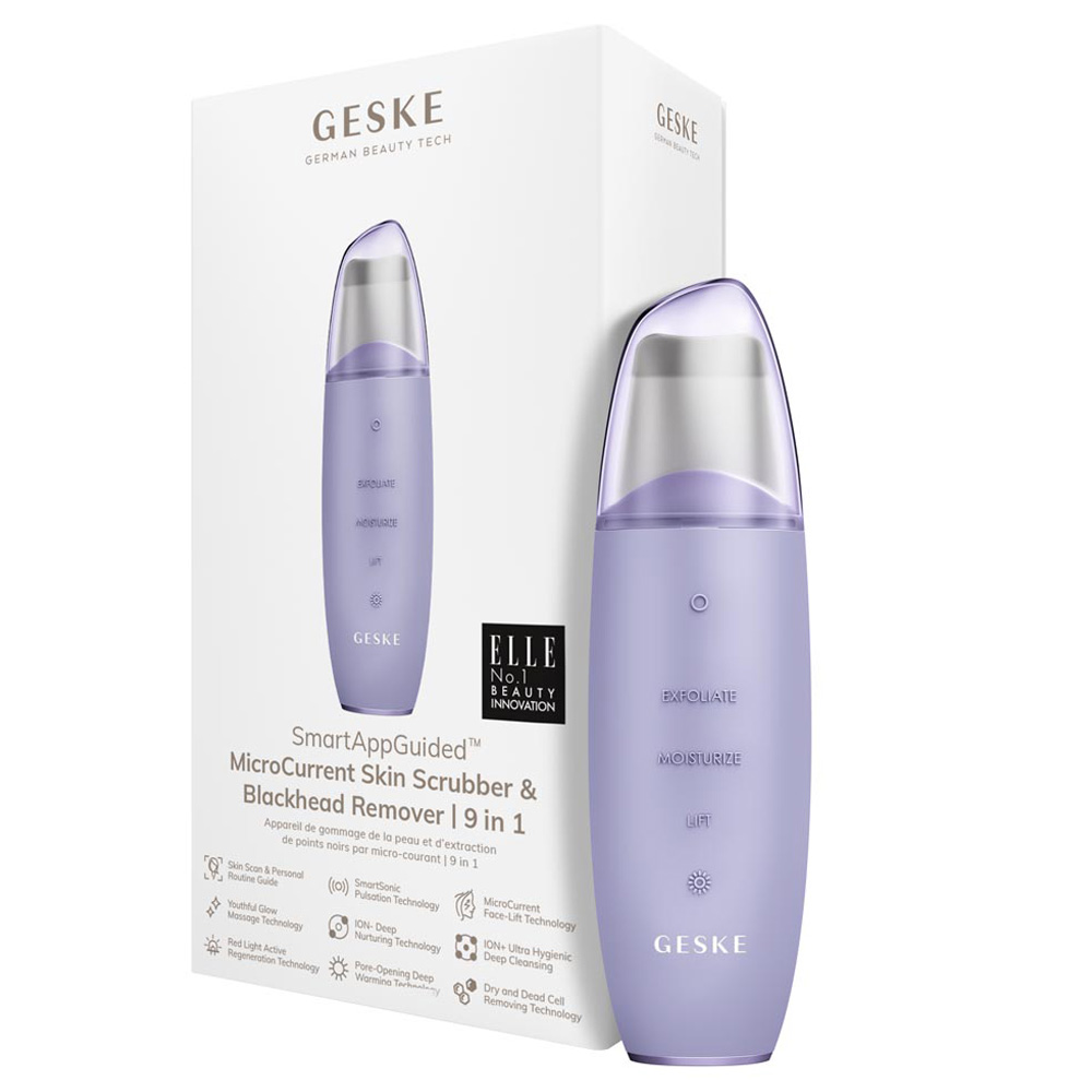 Geske - MicroCurrent Electric Skin Scrubber & Blackhead Remover - Purple