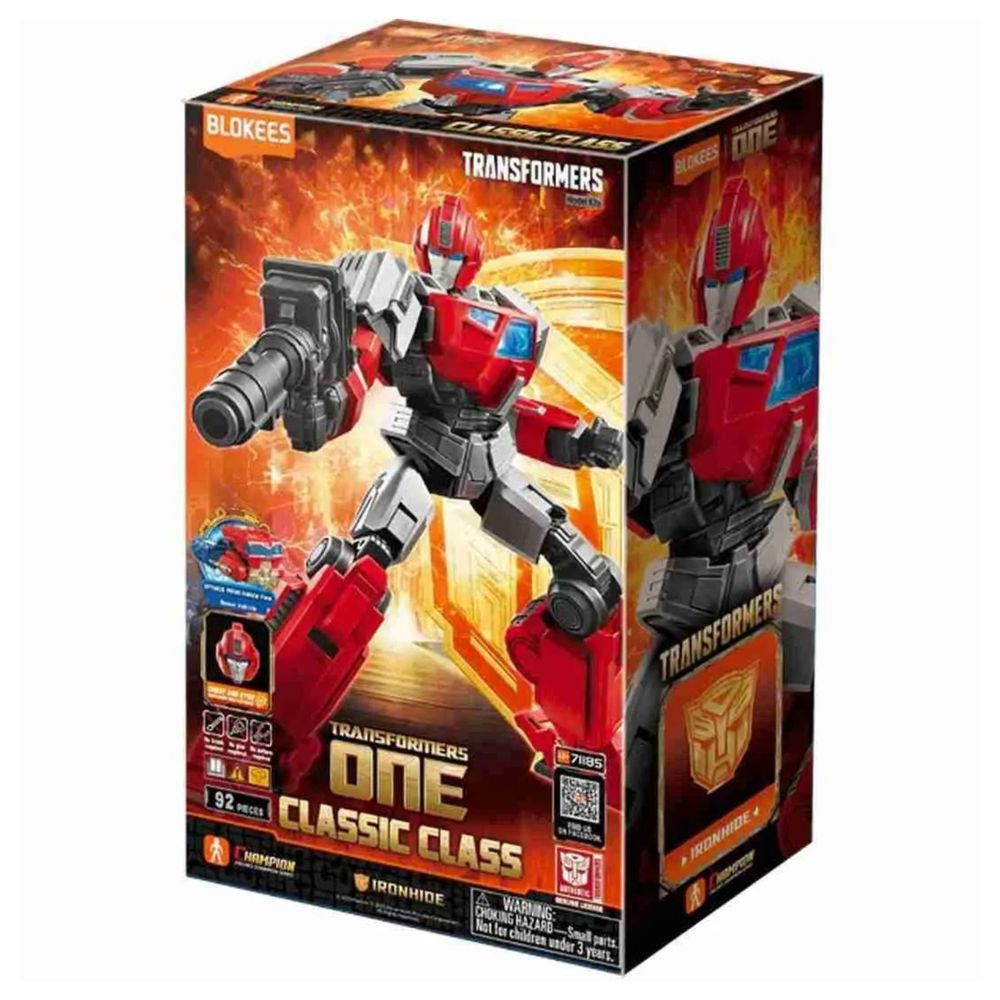 Blokees - Transformers Ironhide Action Figure Model Building Kit - Multicolor - 92 Pcs