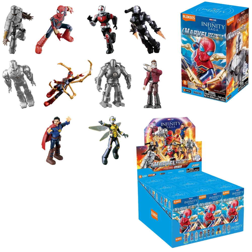 Blokees - Marvel Infinity Saga The Amazing Miracle Model Building Kit - Style May Vary - 1 Pc