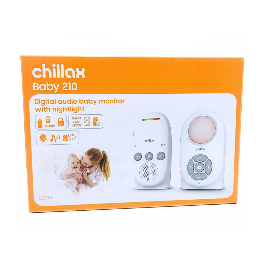 chillaxbaby Digital Audio Baby Monitor with Nightlight - Cb210