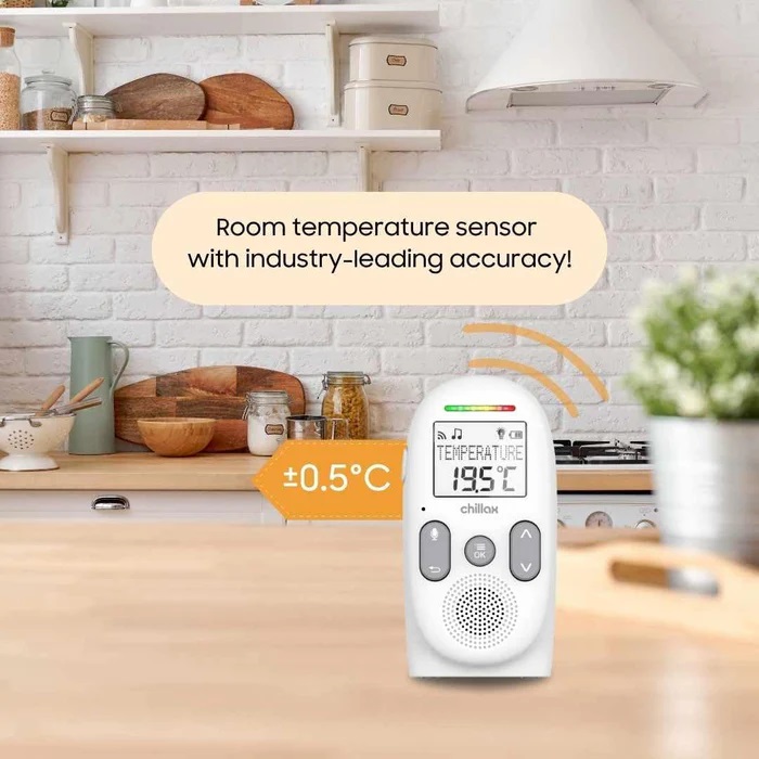 chillaxbaby Digital Audio Baby Monitor With Nightlight & Temperature Sensor - Cb260