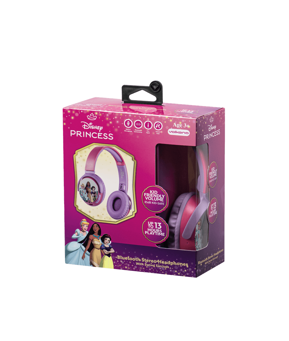 Volkano - Wireless Stereo Disney Princess Bluetooth Headphone
