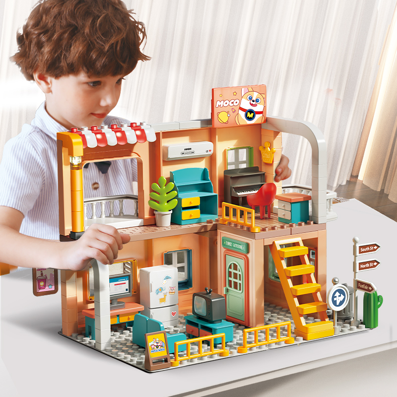 Feelo - Moco Genius Architect Building Block Set - Multicolor - 152 Pcs