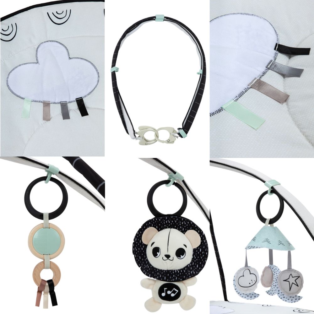 Tiny Love B&W Decor Development Activity Playgym, Newborn+