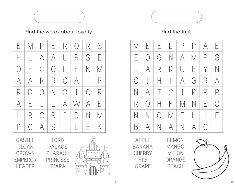 Little Genius Word Search Fun Educational Pad - Volume 2