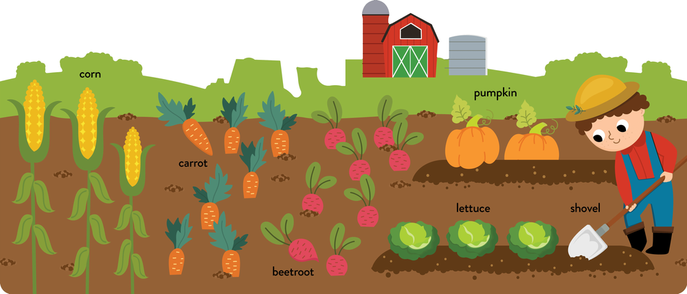 Chunky Scenes Board Book My First Words On The Farm