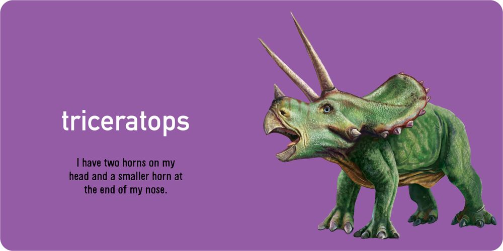 كتاب ديناصورات – لوح سميك للأطفال