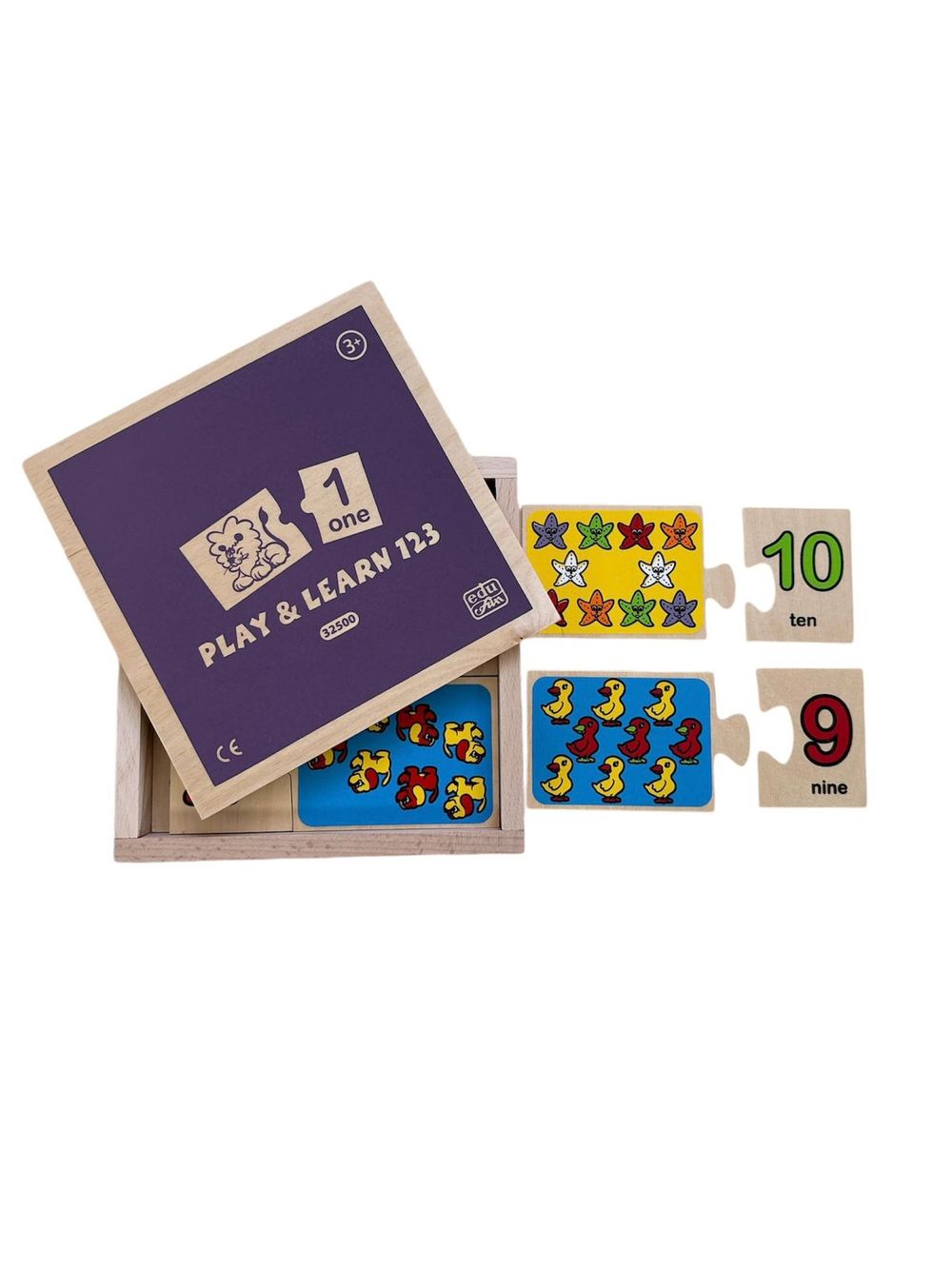 Edu Fun - Play & Learn 123 English Puzzle